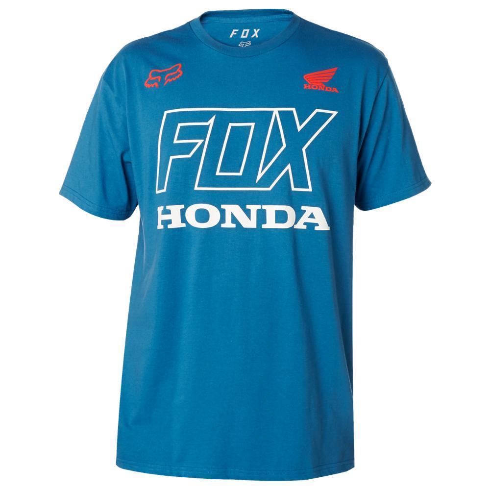 FOX casual wear 2019 fox mens honda tech t-shirt dusty blue