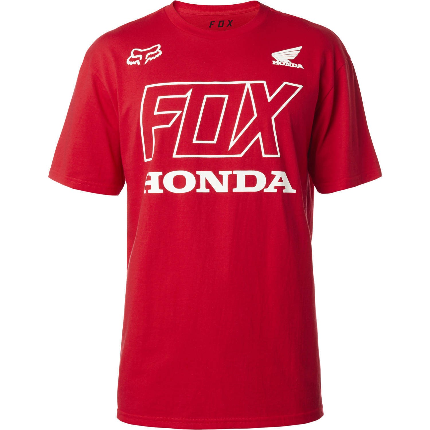 FOX honda t-shirt dark red s